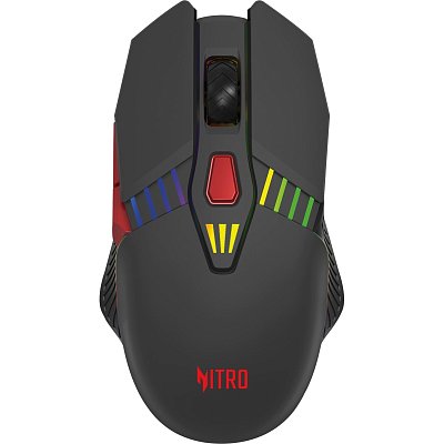 Мышь компьютерная Acer Nitro OMR305 черн. оптичес.3200dpi/6but BT/Radio USB