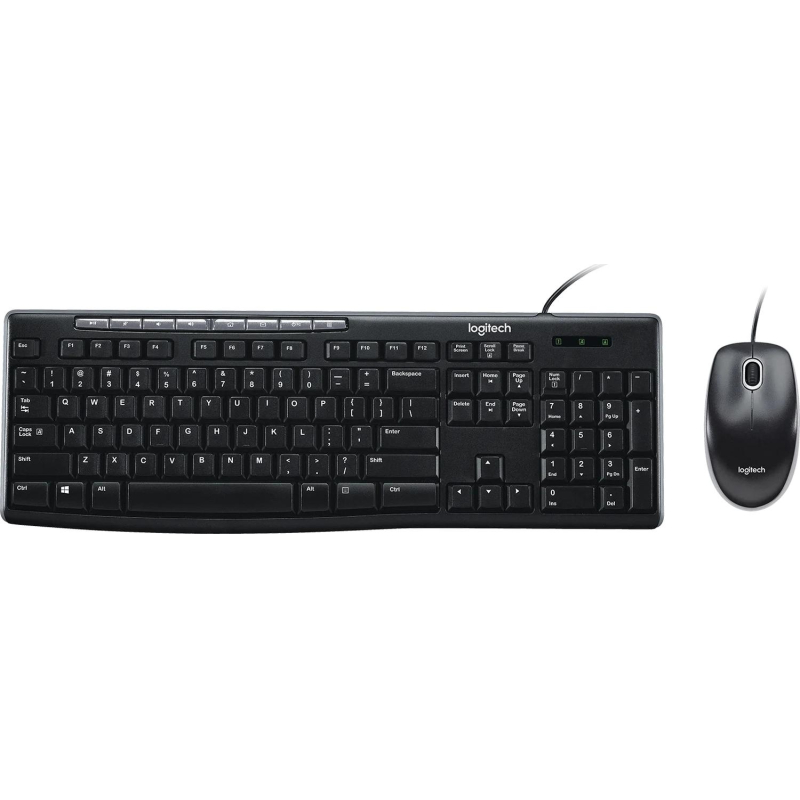 превью Набор клавиатура+мышь Logitech MK200 BLACK RUS 920-002694