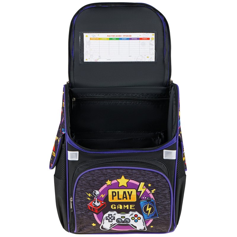 Ранец ArtSpace Junior «Play Game» 37×28×21см, 1 отделение, 3 кармана, анатомическая спинка