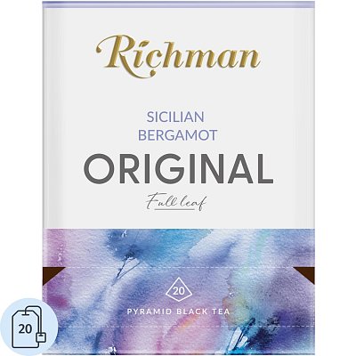 Чай Richman Sicilian Bergamot черный с бергамотом 20пирх2г