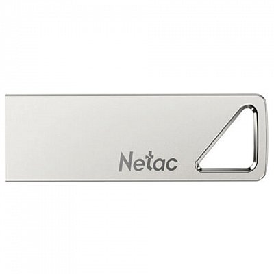 Флеш-диск 16GB NETAC U326, USB 2.0, металлический корпус, серебристый-20PN