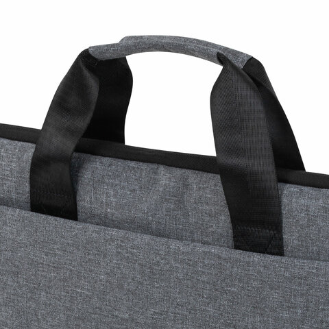 Сумка портфель HEIKKI ULTRA (ХЕЙКИ) с отд. для ноутбука 15.6", Dusky, темно-серая, 28×39х3 см