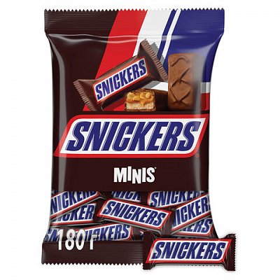 Шоколадные батончики SNICKERS «Minis», 180 г