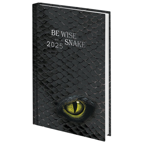 Ежедневник датированный 2025 145×215 мм, А5, STAFF, ламинированная обложка, «Snake»