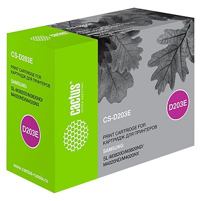 Картридж совм. Cactus D203E черный для Samsung SL-M3820D/M3820ND/M4020ND/M4020NX (10000стр. )