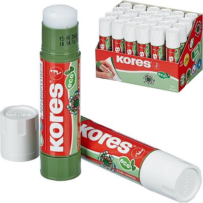 Клей-карандаш 10г KORES Glue-eco