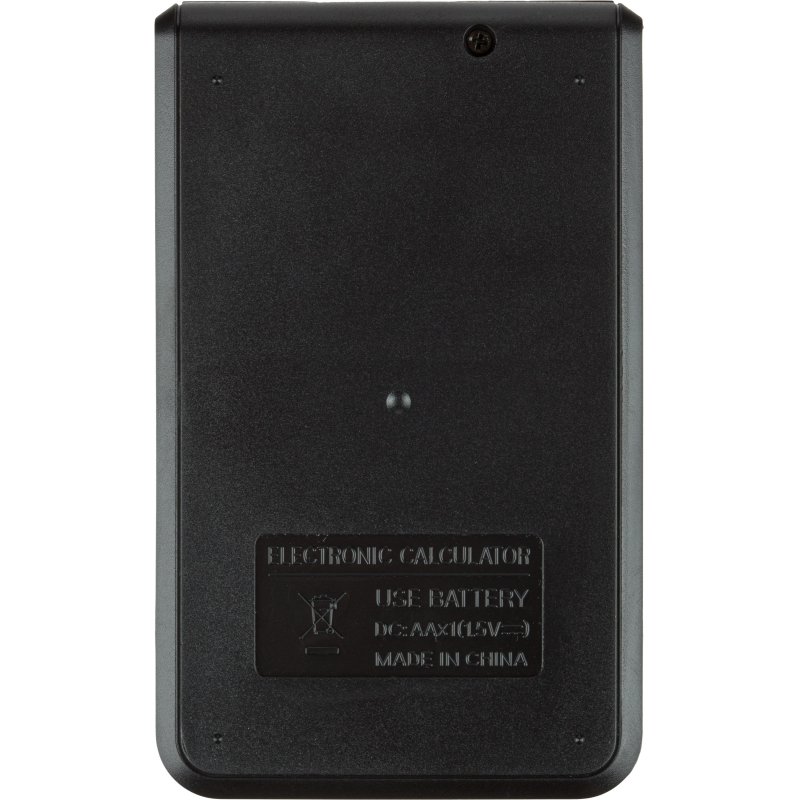 Калькулятор карманный Attache, AEP-100.8р, двойное питание, черн