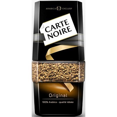 Кофе растворимый Carte Noire, 95г, сублимированный в стеклянной банке