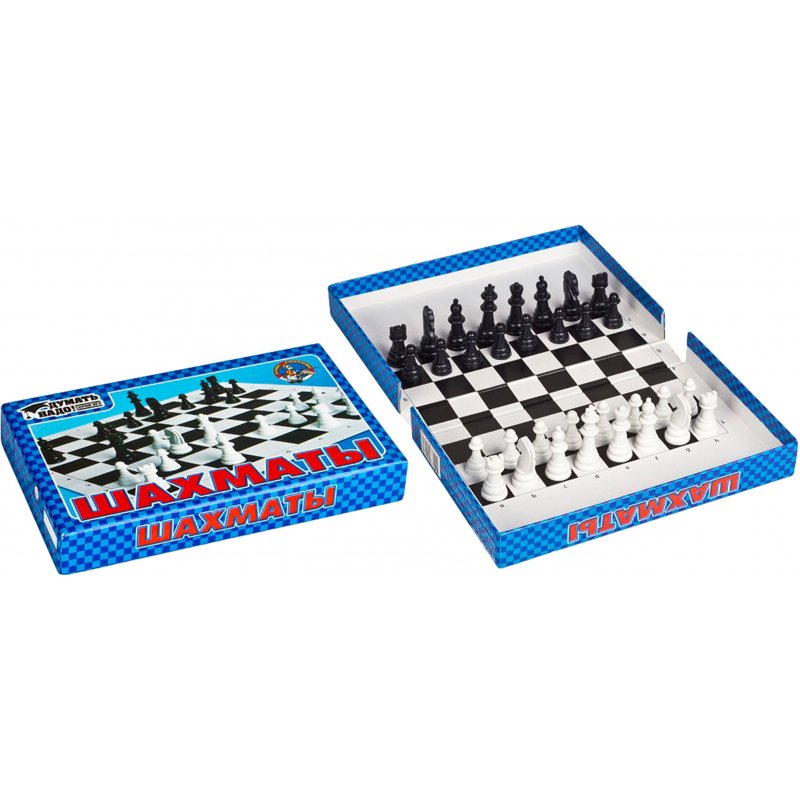 Настольная игра Шахматы Думать надо обиходные (19.5×2.5×13 см)