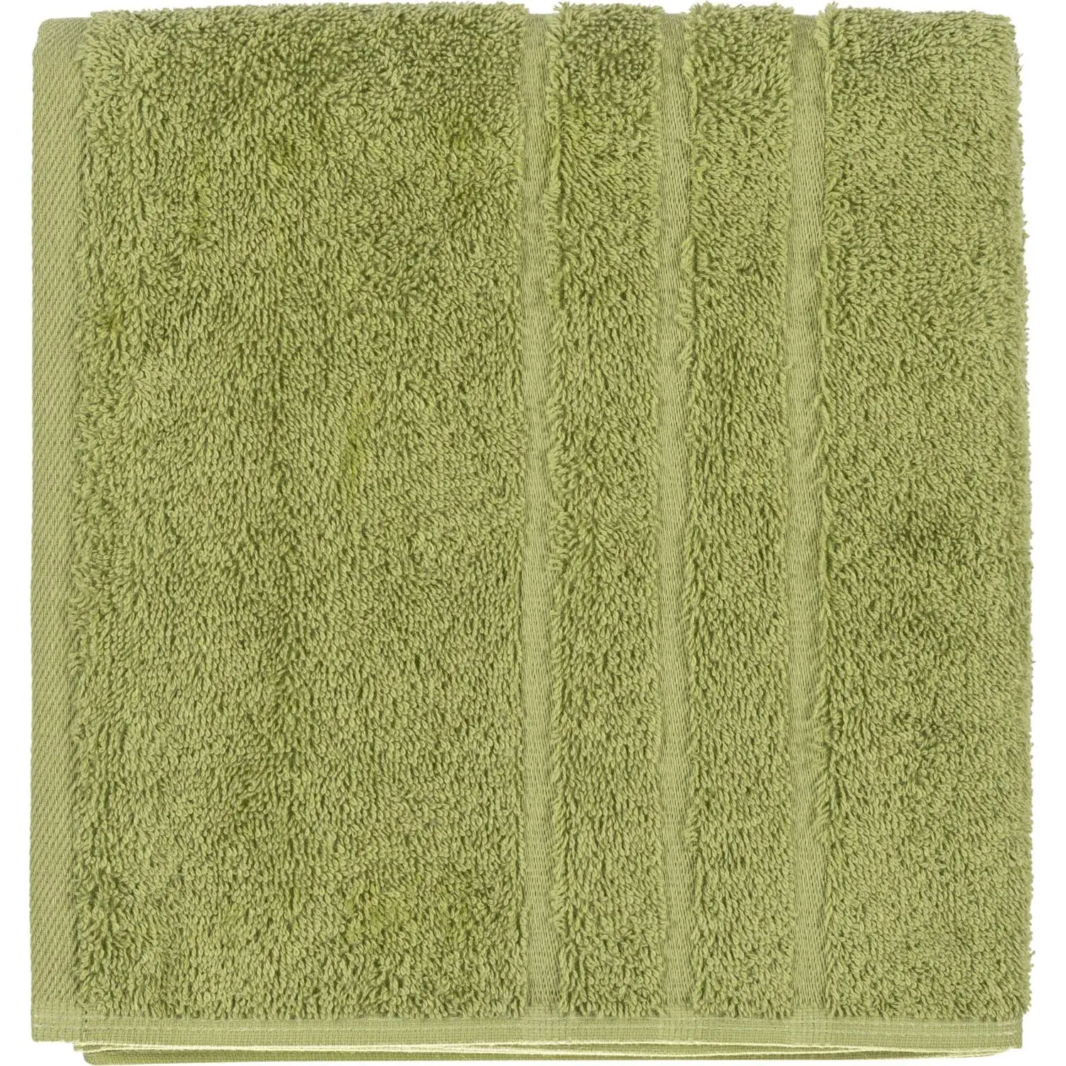 Полотенце махровое Luscan/бордюр 450г/м2, 70×140, оливковый