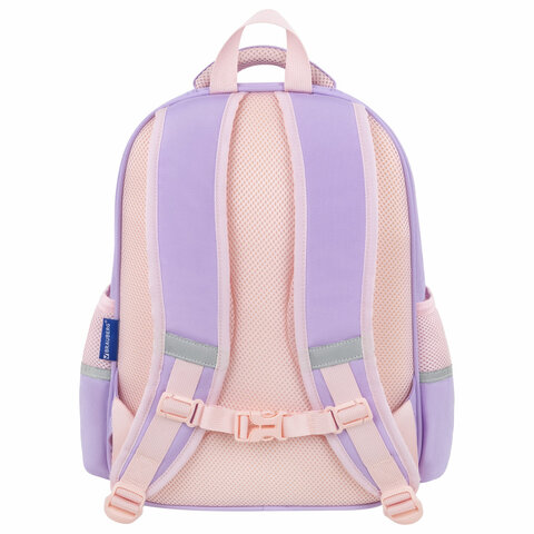 Рюкзак BRAUBERG SNAP, 2 отделения, 3 кармана, «Delicate lilac», 39×28х16 см