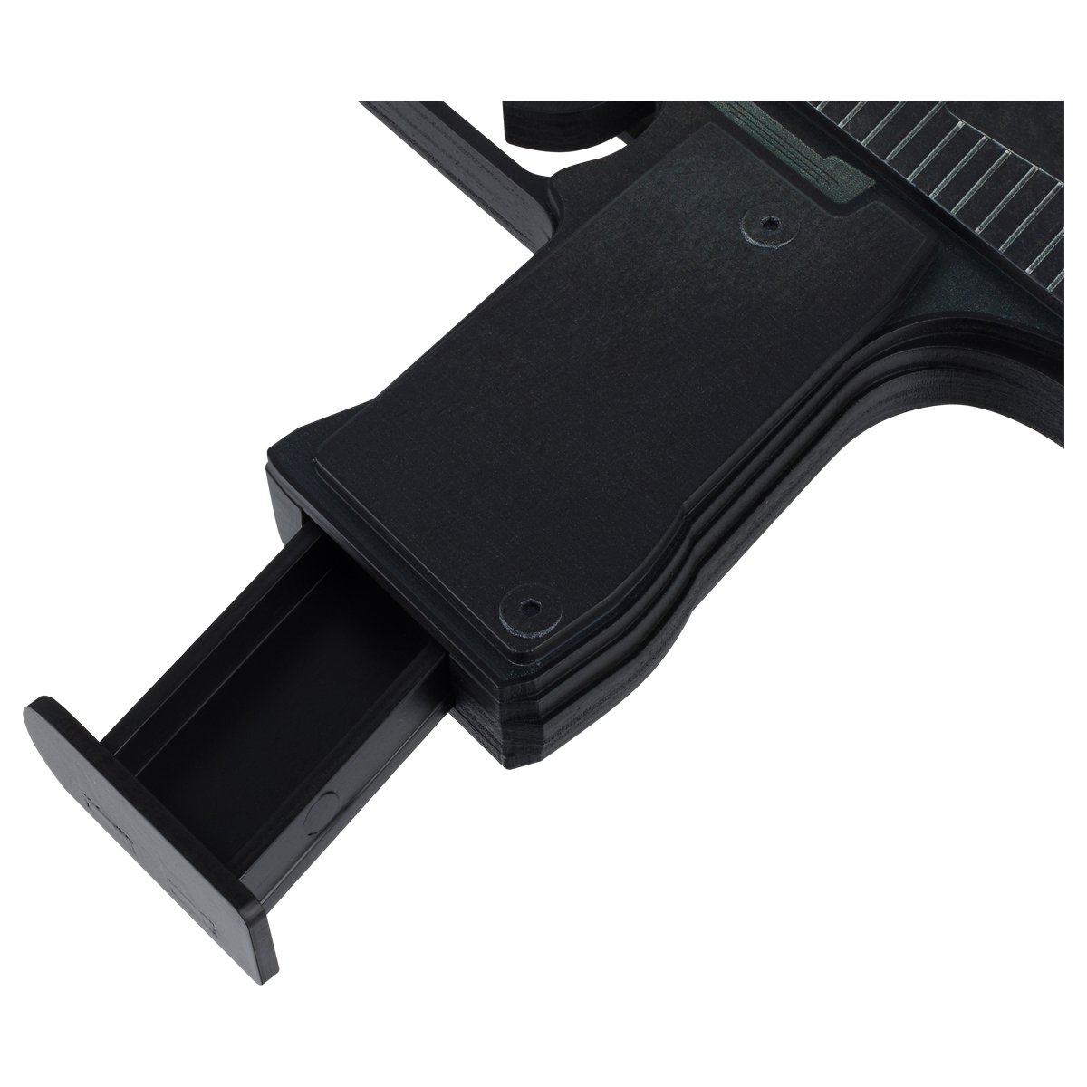 Пистолет деревянный ТРИ СОВЫ Desert Eagle, серия легендарный, «Пламя», подложка ХДФ с европодвесом, термоусадка