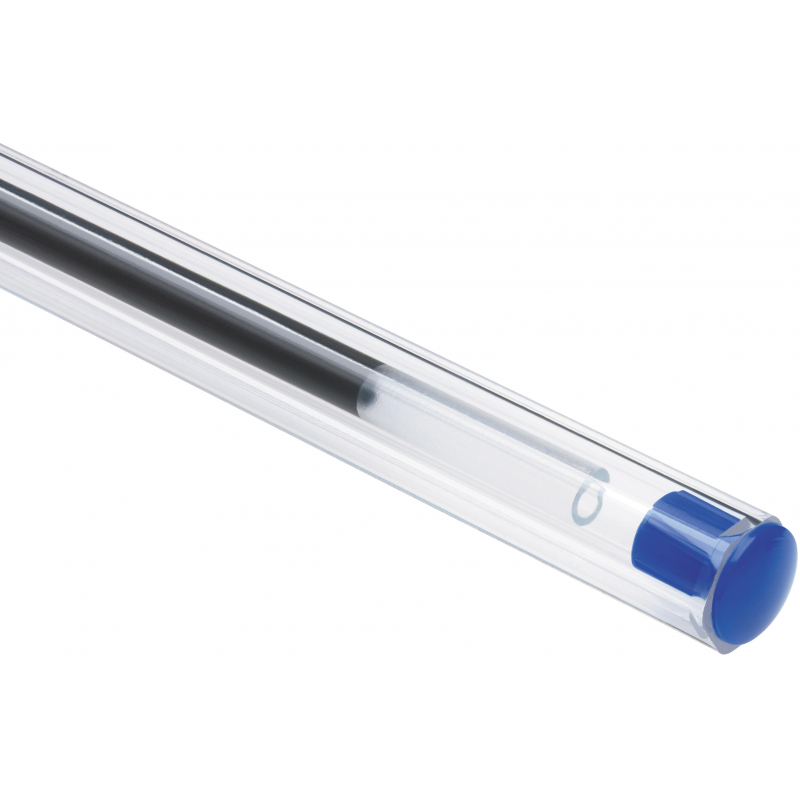 Ручка шариковая одноразовая неавтоматическая масляная BIC Cristal синяя (толщина линии 0.4 мм)