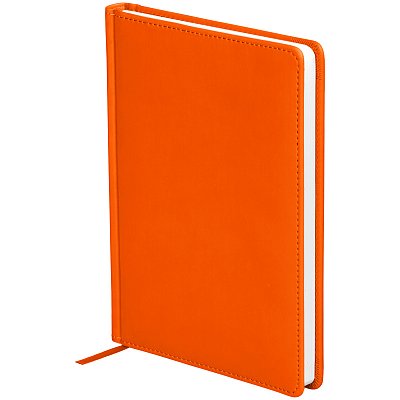 Ежедневник недатир. A5, 136л., кожзам, OfficeSpace «Winner», оранжевый
