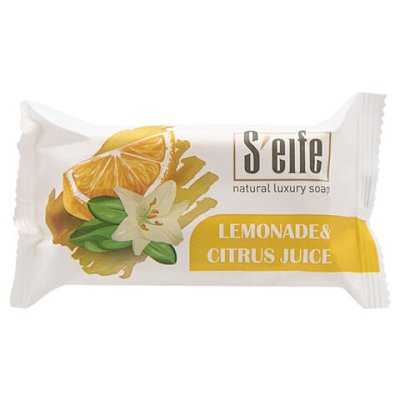 Мыло туалетное 100 г S'EIFE «Lemonade & Citrus juice» (Лимонад и Цитрусовый сок)КМЗштампованное