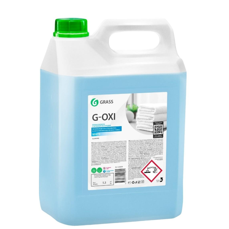 Профхим д/стирки пятновывод с активн кислород Grass/G-Oxi д/бел, 5л