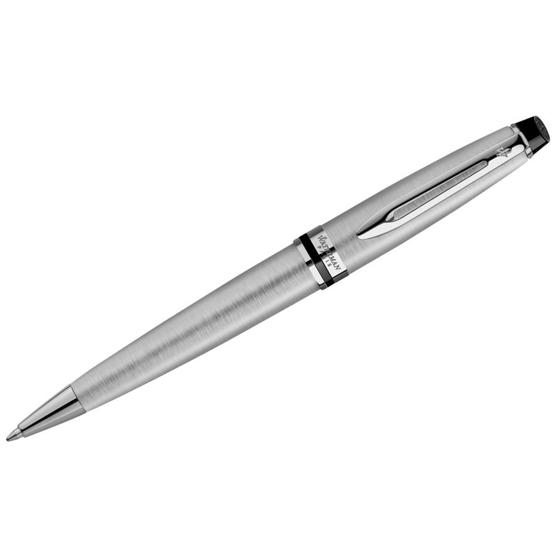 превью Ручка шариковая Waterman «Expert Stainless Steel СT» синяя, 1.0мм, подарочная упаковка