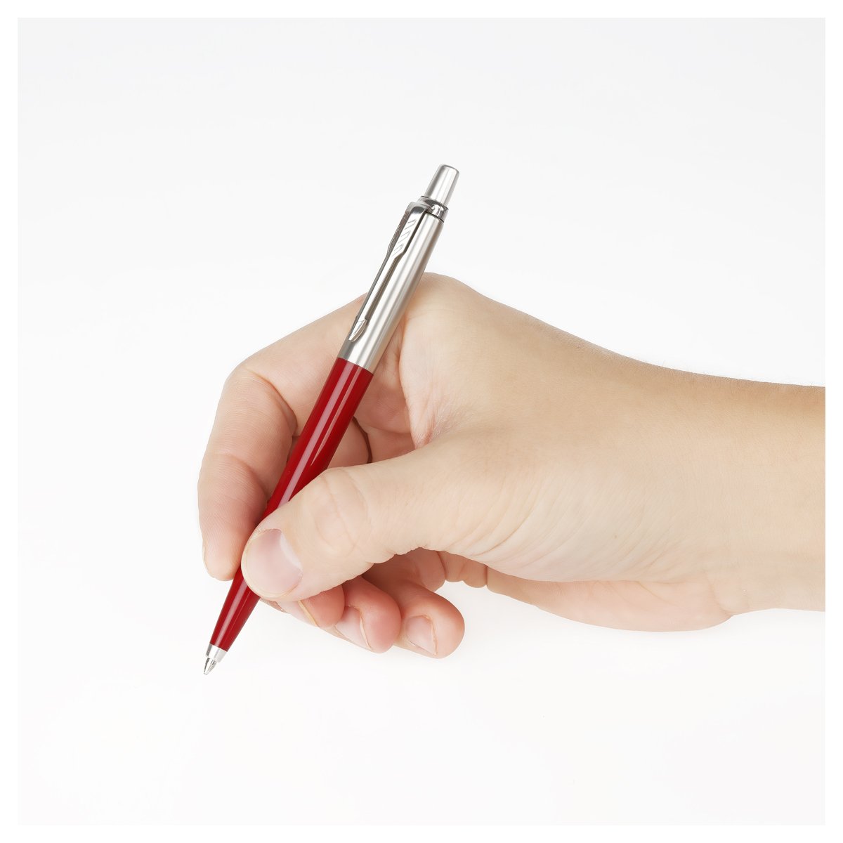 Ручка шариковая Parker «Jotter Originals Recycled Red CT» синяя, 1.0мм, кнопочн., подарочная упаковка