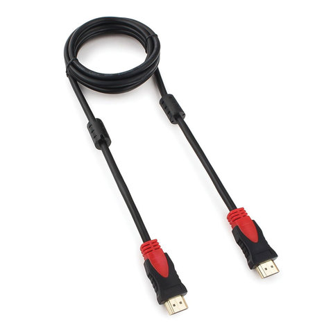 Кабель HDMI, 1.8 м, CABLEXPERT, M-M, 2 фильтра, для передачи цифрового аудио-видео
