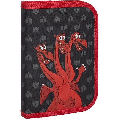 Пенал КОМУС Три богатыря Горыныч, 1отд., ткань,190×130 мм, ПКТ 04-22