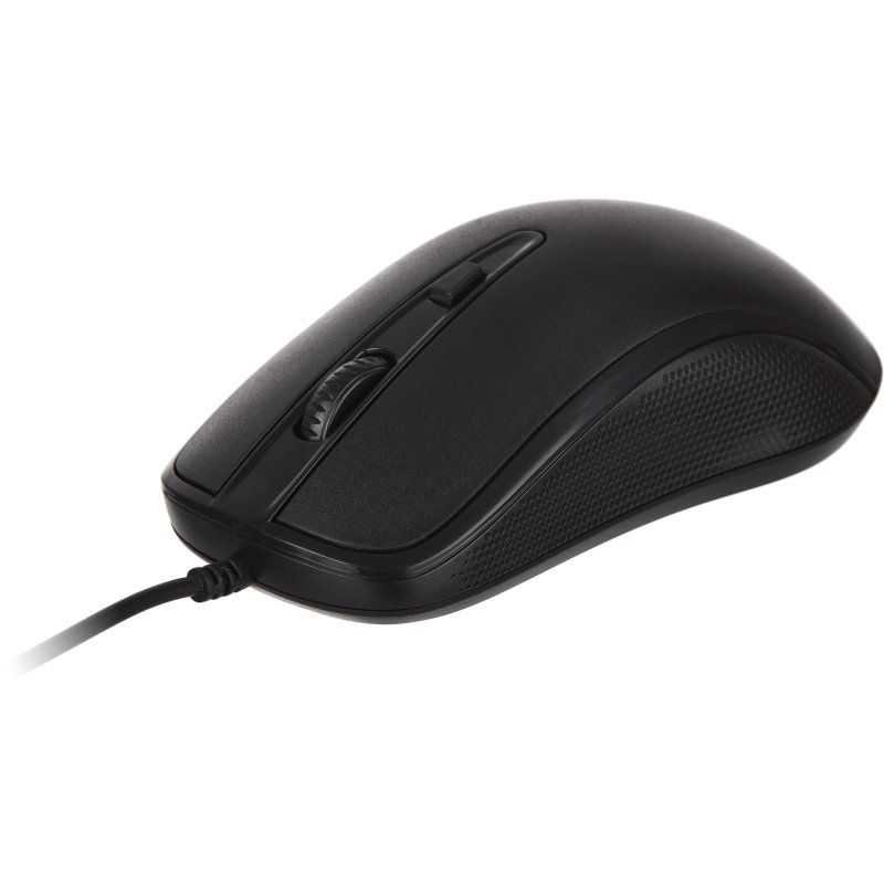 Мышь компьютерная ProMega E-M002A черная, USB 800-2400DPi, 121.5×64x39мм