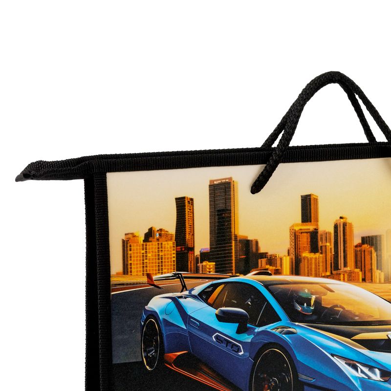 превью Папка с ручками А4 ArtSpace «Supercar», пластик, на молнии, 45мм
