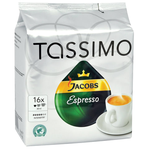 Капсулы для кофемашин Tassimo Espresso 16 порций