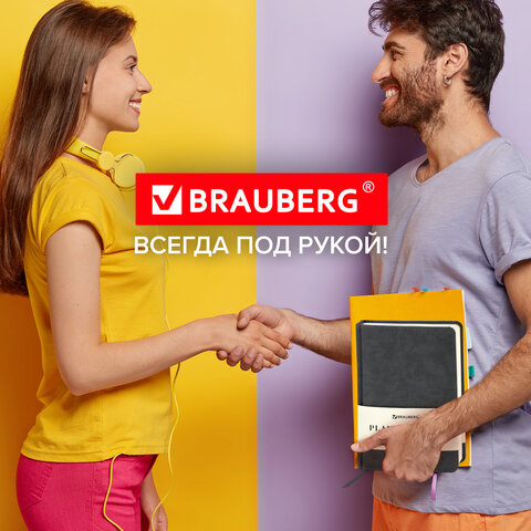 Ежедневник недатированный А5 138×213 мм BRAUBERG «Status» под кожу, 160 л., черный