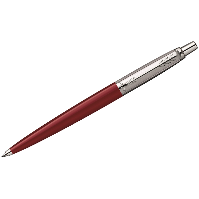 Ручка шариковая PARKER «Jotter Plastic CT», корпус красный, детали из нержавеющей стали, синяя