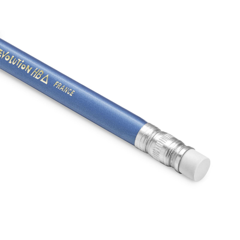 Карандаш чернографитный Bic Evolution Triangle HB трехгранный заточенный с ластиком