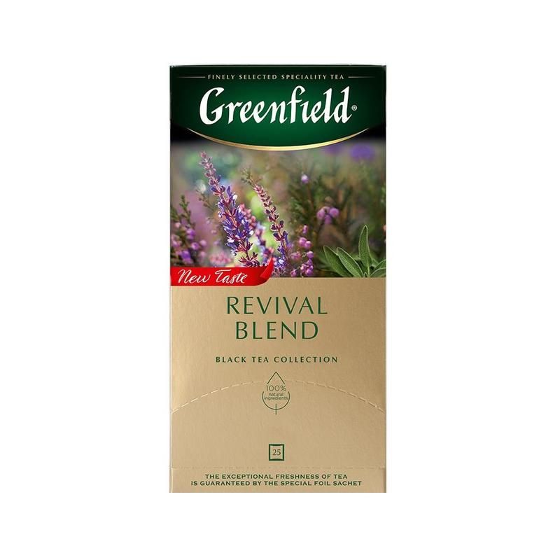 Чай Greenfield Revival Blend черный 25 пакетиков арт. 1241053 - купить ...