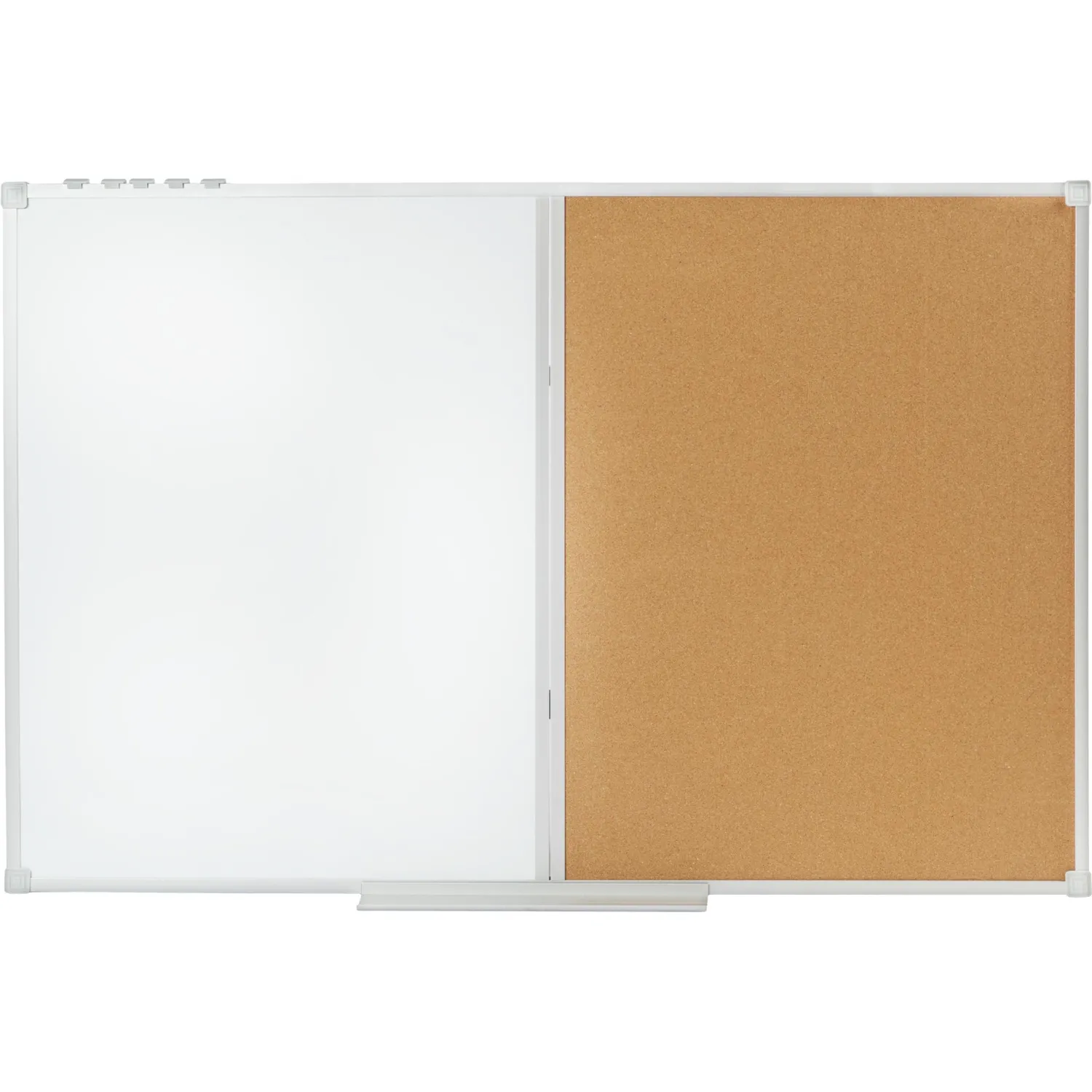 Доска комбинированная (магнитно-маркерная, пробковая) Attache Combo 60.5x90.5 см двухсекционная с лаковым покрытием