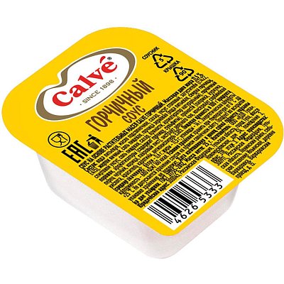 Соус Calve Горчичный дип-пот 25г 30шт/уп, РВТ316