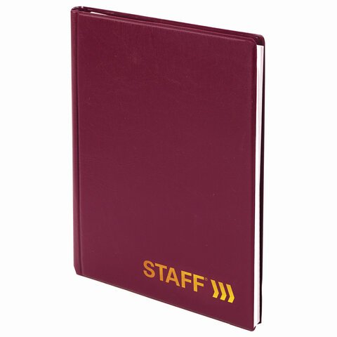 превью Телефонная книжка, А5, 160×204 мм, 80 л., STAFF, ВЫРУБНОЙ АЛФАВИТ, обложка ПВХ, евроспираль