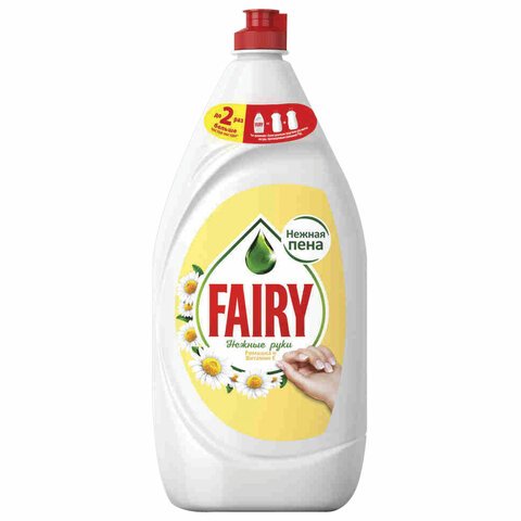 превью Средство для мытья посуды Fairy Нежные руки Ромашка 1.35 л