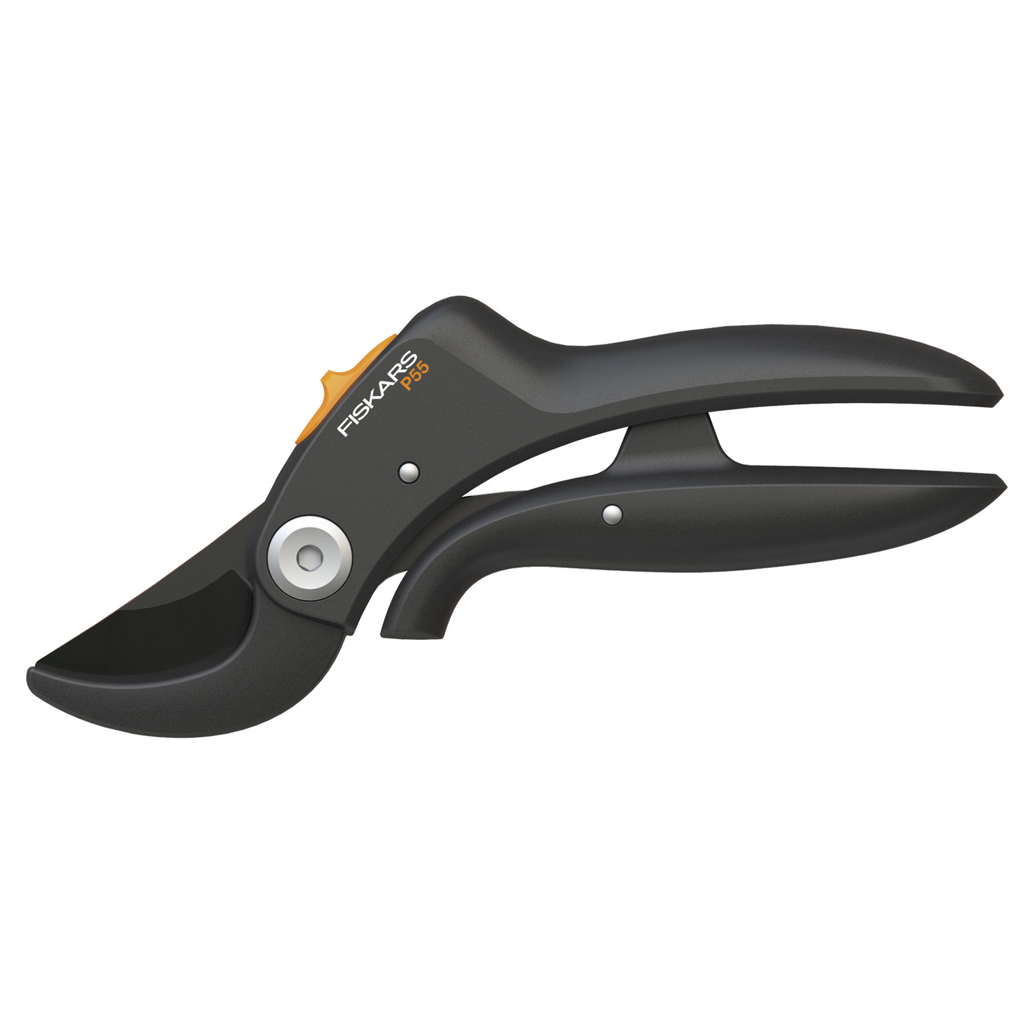 превью Секатор контактный FISKARS PowerLever P55, рычажный привод PowerLever, длина 173 мм