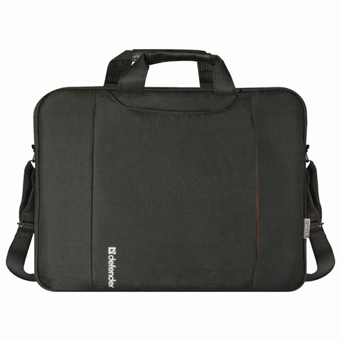Сумка для ноутбука DEFENDER GEEK 15.6", полиэстер, черная с карманом, 26084