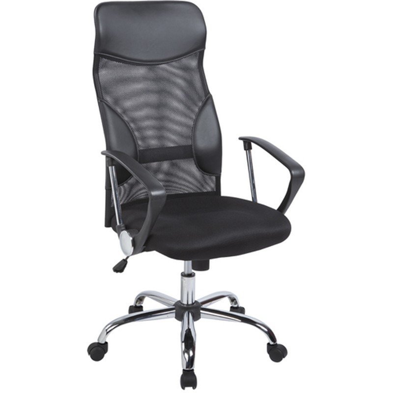 Кресло для руководителя Easy Chair 506 TPU черное (ткань/сетка ...