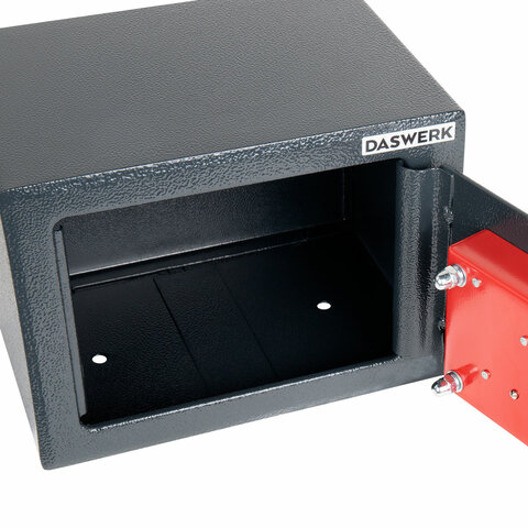 Сейф мебельный DASWERK SC-170KL (170×230х170 мм), ключевой замок, графит