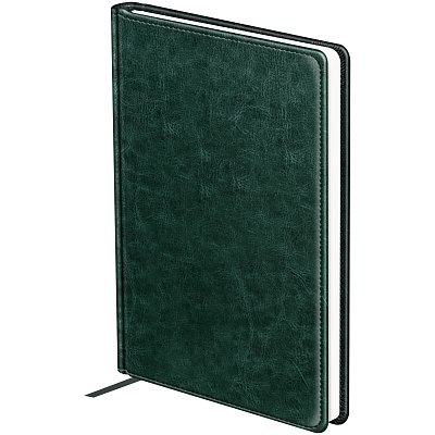 Ежедневник недатированный, А5, 160л., твердый переплет, кожзам, BG «Nebraska. Green», зеленый