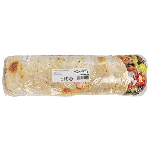 Игрушка мягкая «ШАУРМА», ткань вельбоа, 40×11 см, WOOZOO (ВУЗУ)