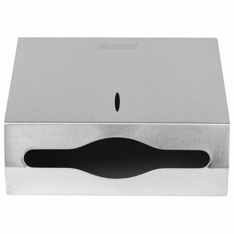 Диспенсер для полотенец LAIMA PROFESSIONAL INOX, (Система H2) Interfold, нержавеющая сталь, матовый, 605694