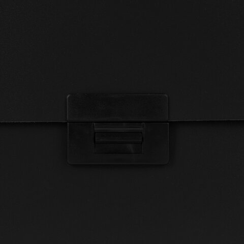 Портфель пластиковый STAFF А4 (330×235×36 мм), 7 отделений, индексные ярлыки, черный, 229243