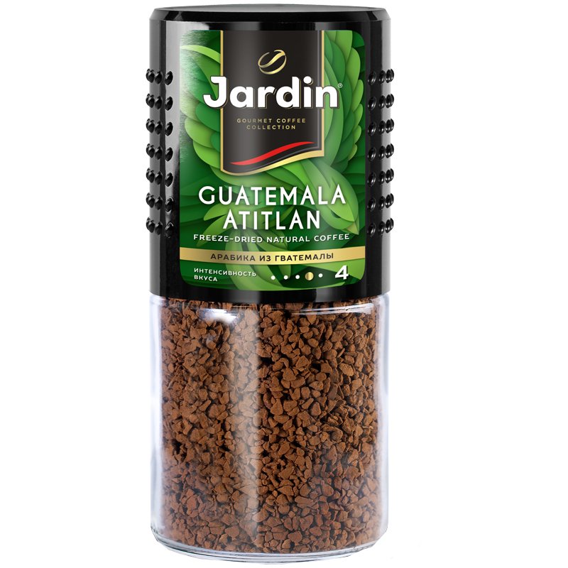 Кофе растворимый Jardin Guatemala Atitlan сублимированный 95 г (стекло)