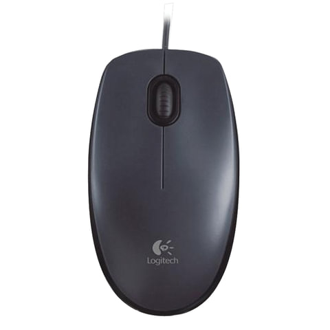 Мышь компьютерная Logitech Mouse M90 Black USB (910-001794)