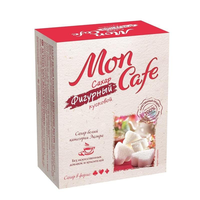 Сахар-рафинад «Мон Кафе», 0.5 кг, фигурный, картонная упаковка