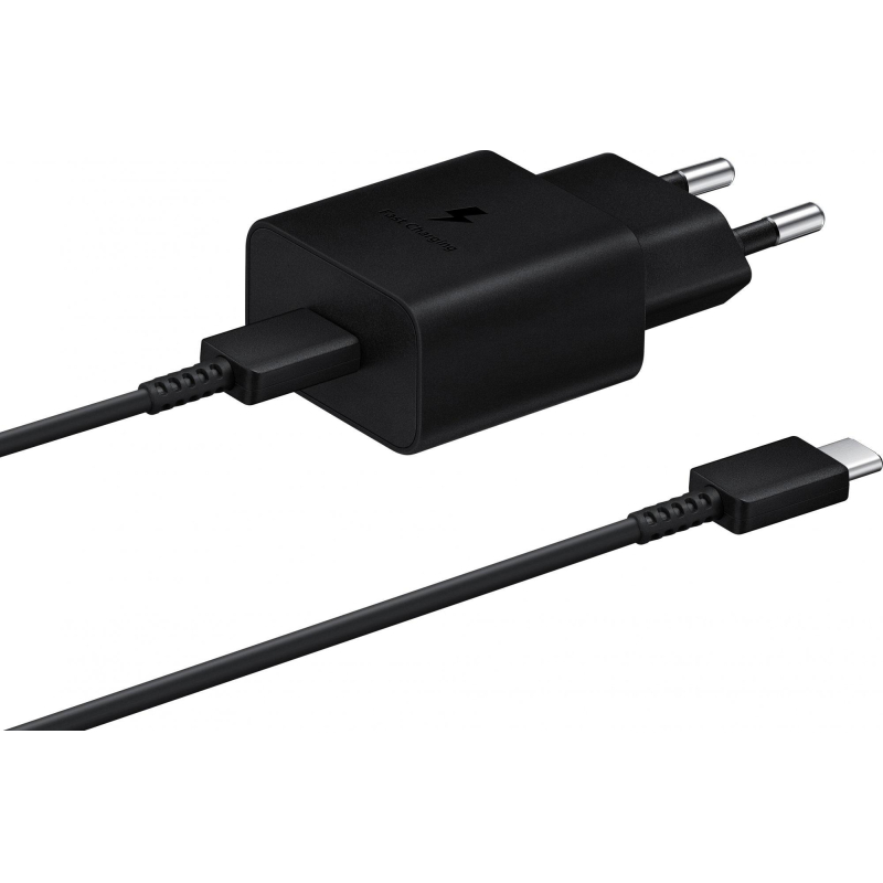 Зарядное устройство сетевое SAMSUNG EP-T1510XBEGRU (USB-C, 15Вт, чер)