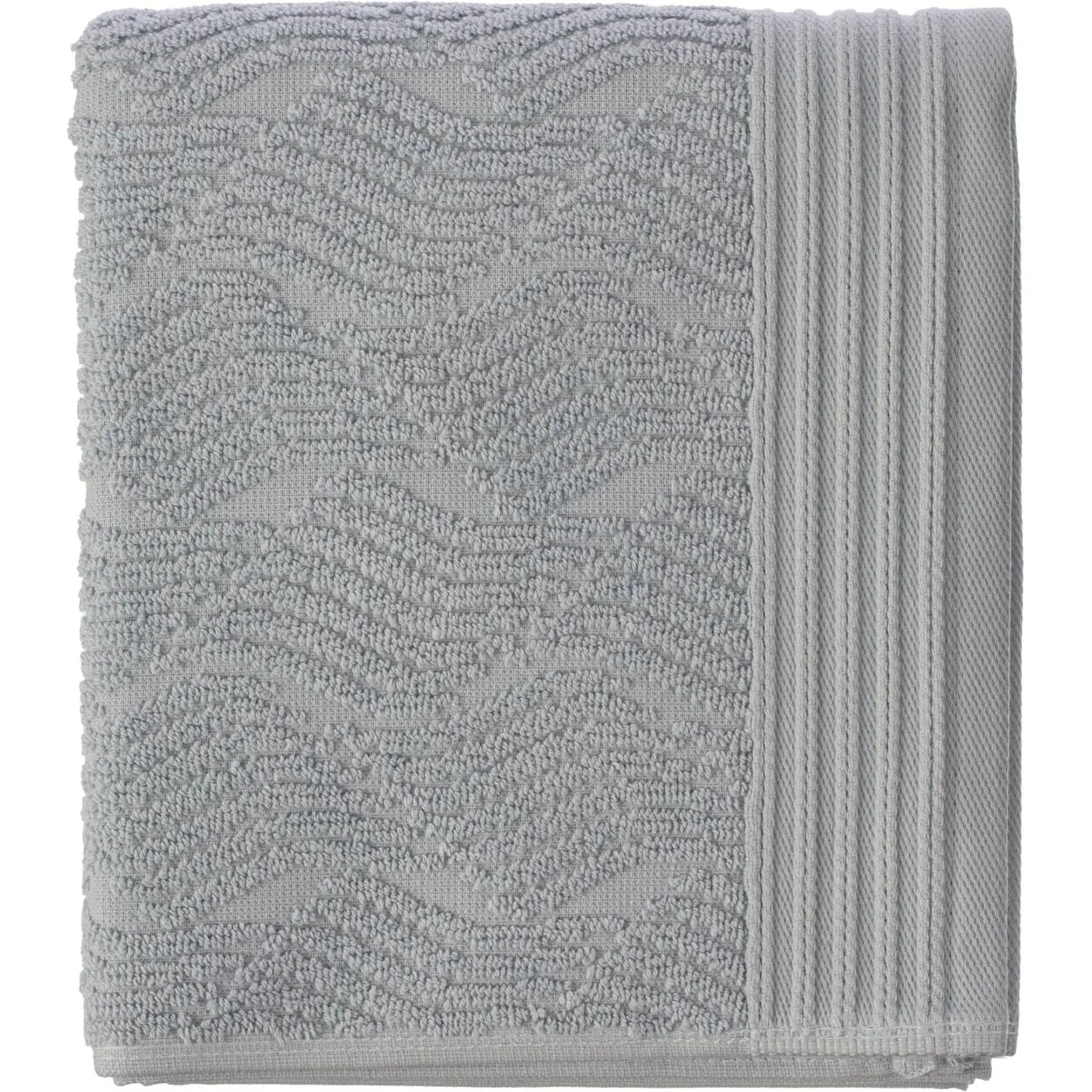 Полотенце махровое Комус банное бордюр Жаккард 70×120 см,500 г/м2, Голубой