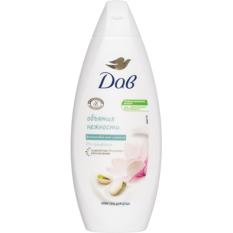 превью Гель для душа Дав фисташковый крем и магнолия, 250 МЛ