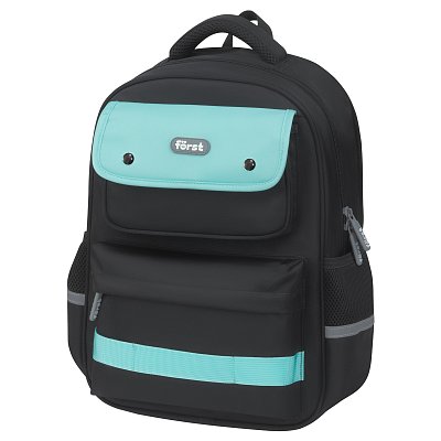Рюкзак Först F-Color «Mint» 39.5×28.5×14см, 1 отделение, 4 кармана, уплотненная спинка